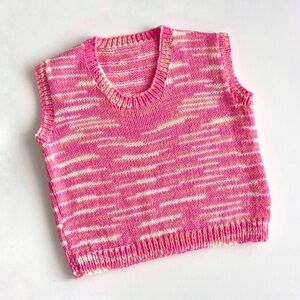 Hand Knit Sweater Vest